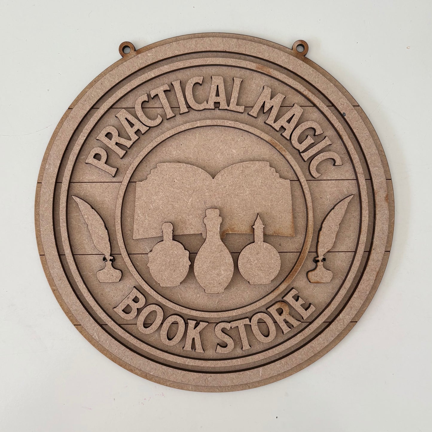 20cm Practical Magic Book Store Sign