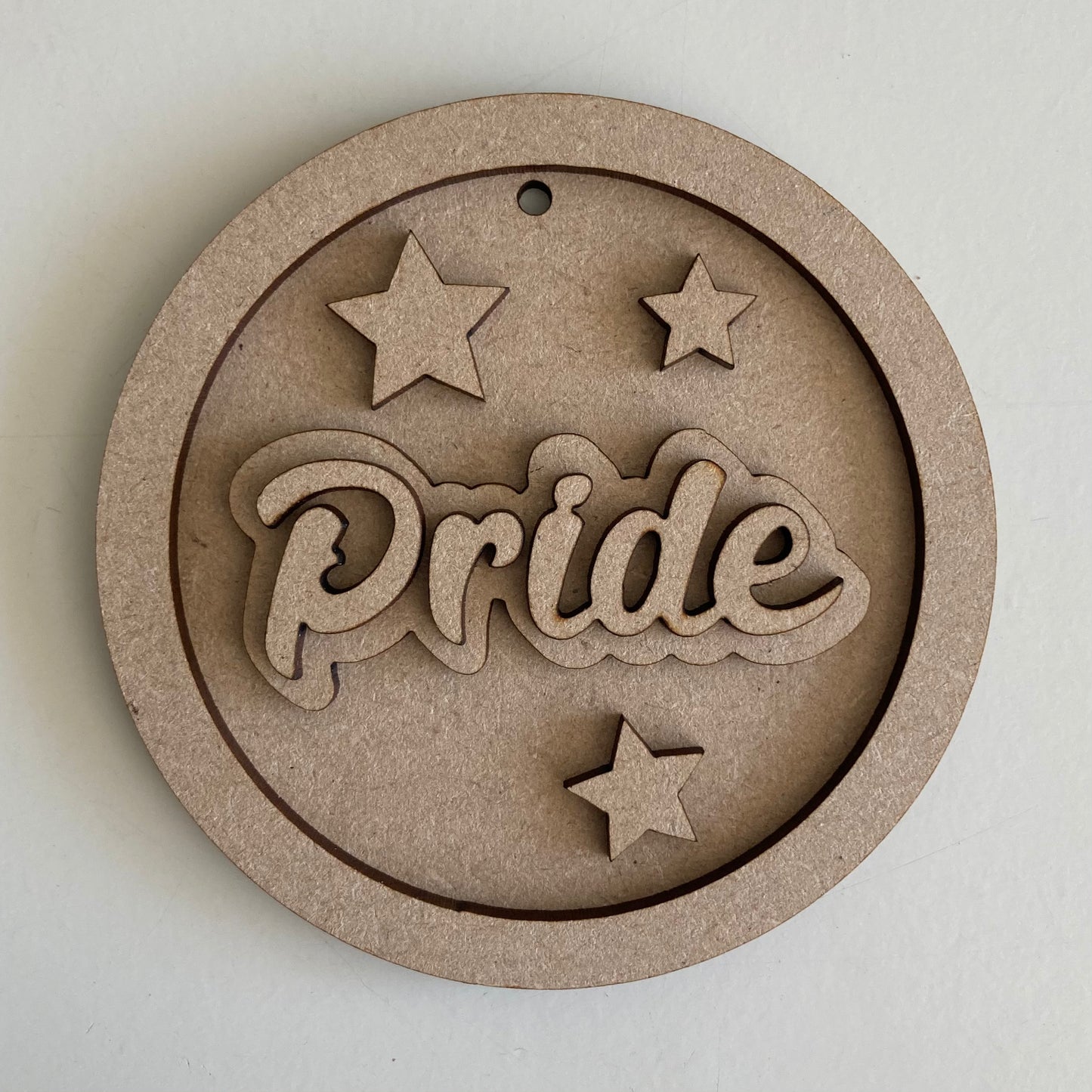 9cm Pride Stars Round Mini Frame