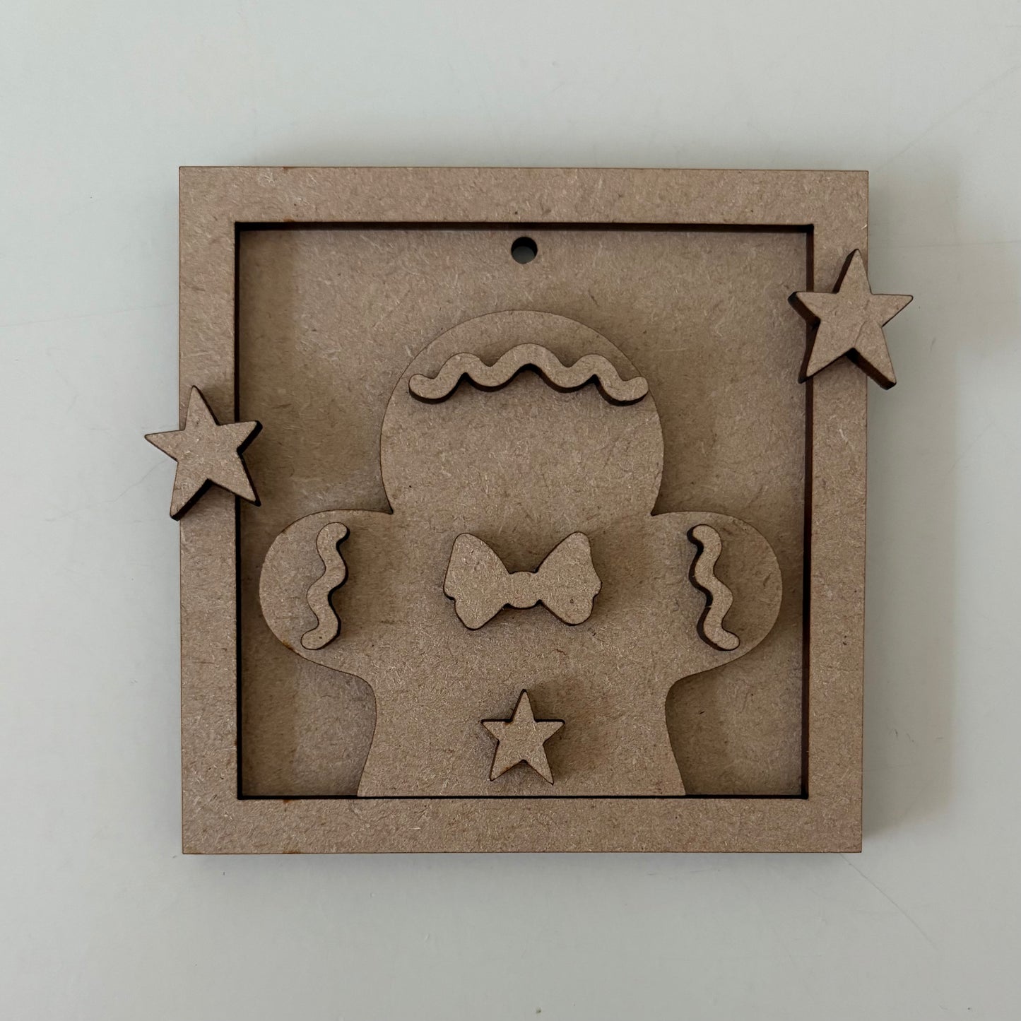 9cm Primitive Gingerbread Man Mini Frame