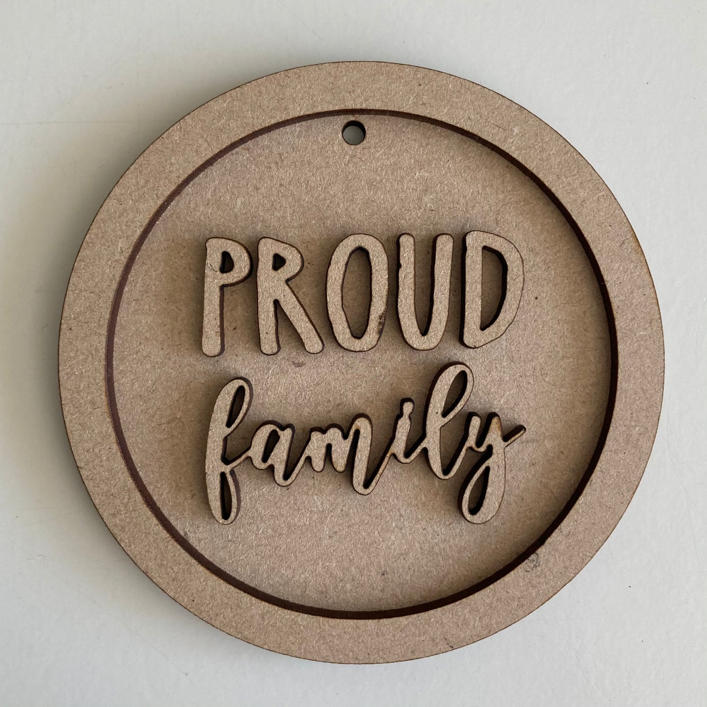 9cm Proud Family Round Mini Frame