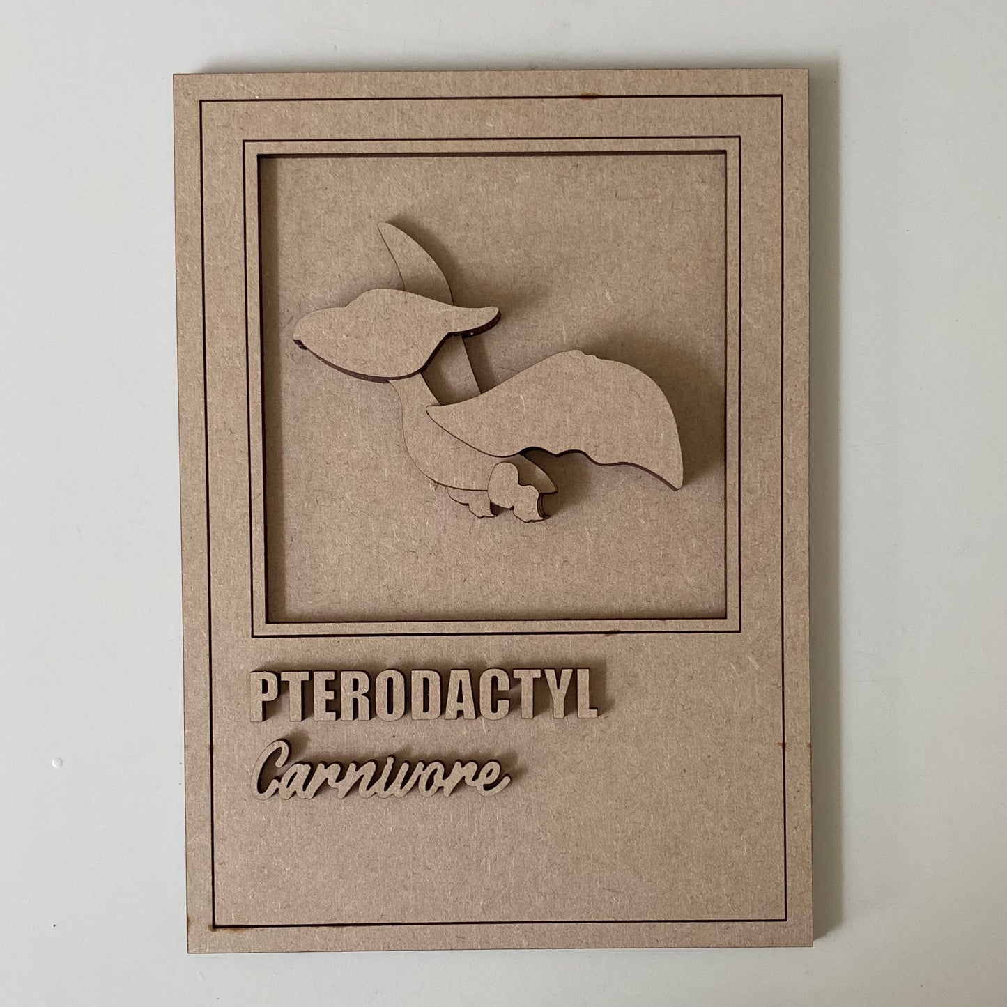 25cm Pterodactyl Dinosaur Sign