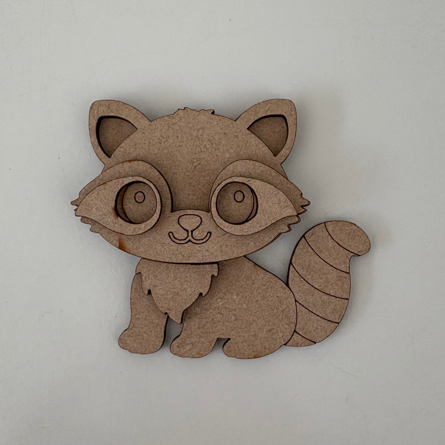 8cm Raccoon Decoration