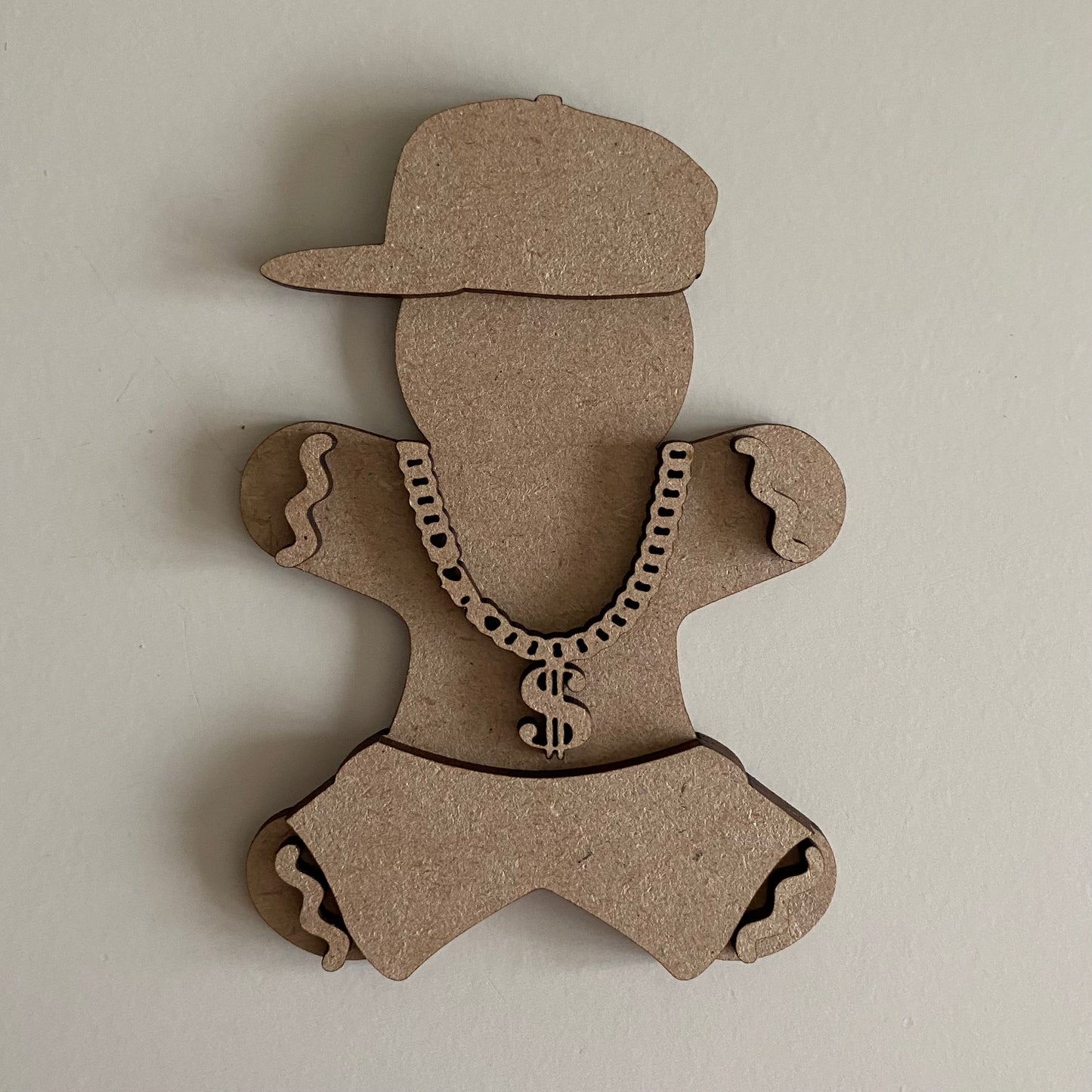 10cm Rapper Gingerbread Character