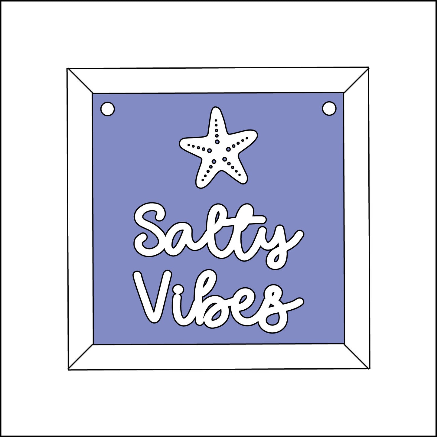 9cm Salty Vibes Mini Frame
