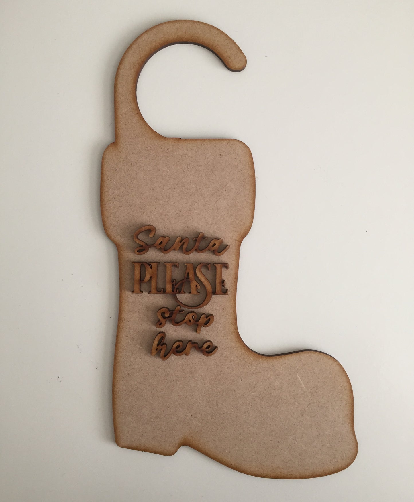 25cm Santa Boot Door Hanger