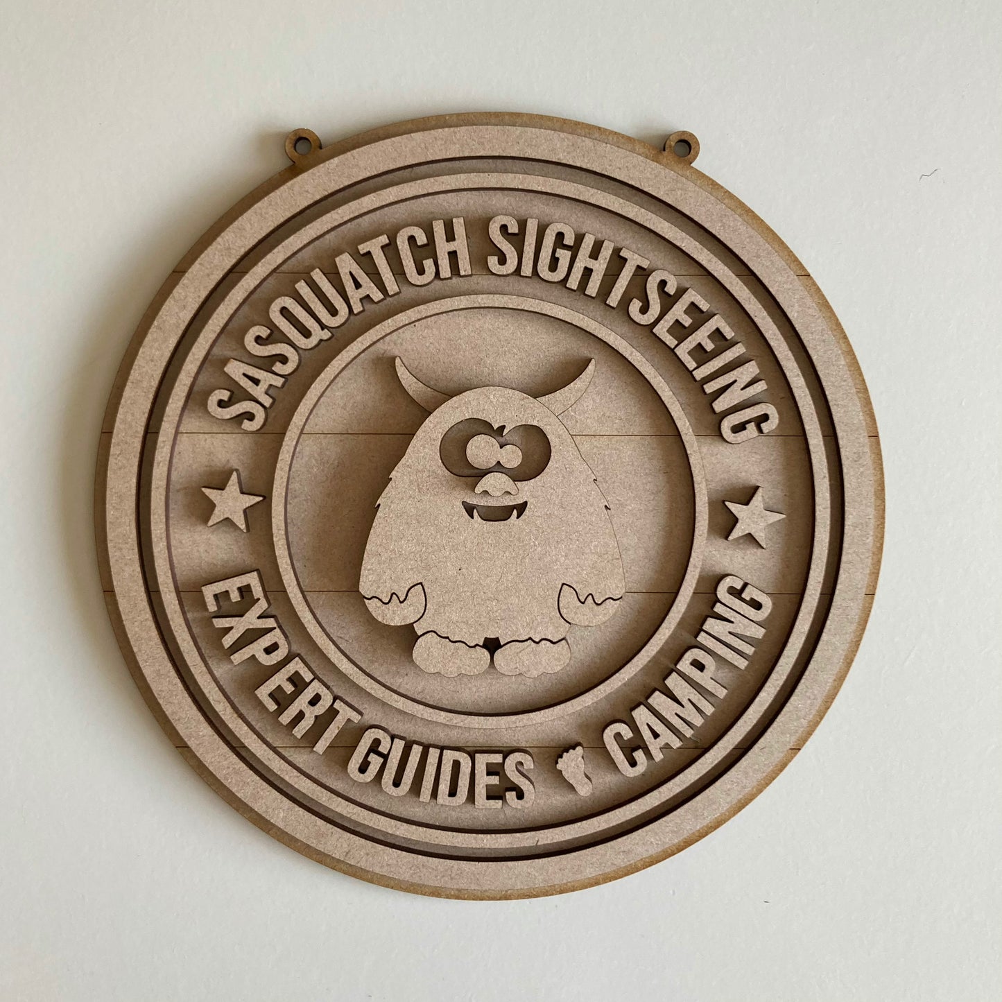 20cm Sasquatch Sightseeing Sign