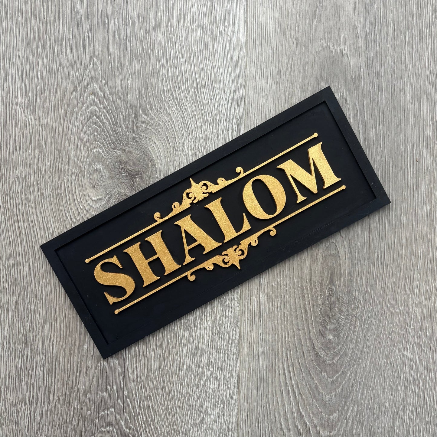 30cm Hand Painted Shalom Sign