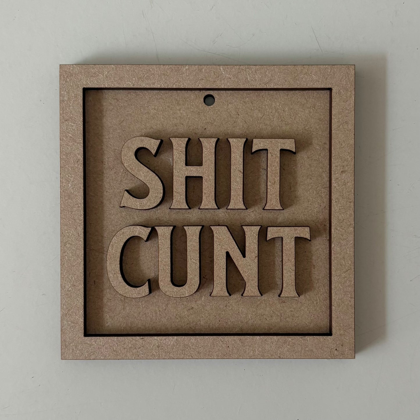 9cm Shit Cunt Mini Frame
