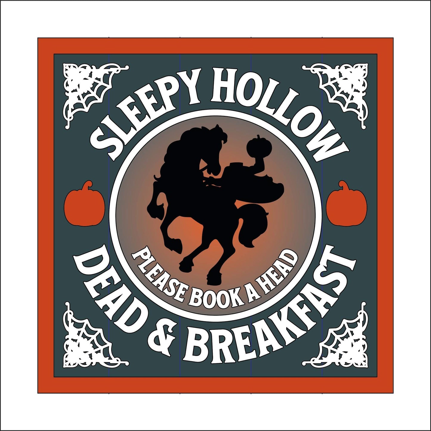 19cm Sleepy Hollow Dead & Breakfast Sign