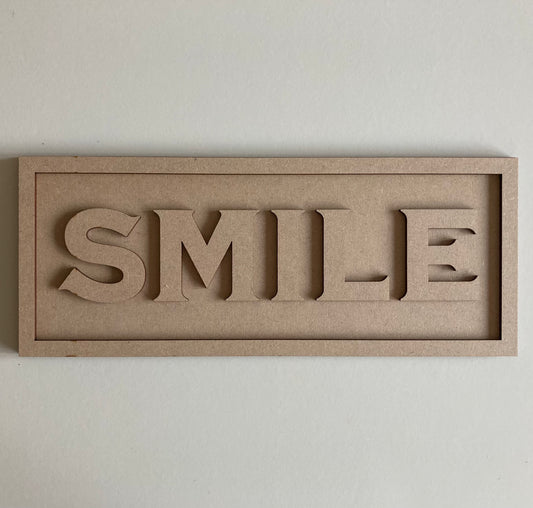 30cm Smile Sign