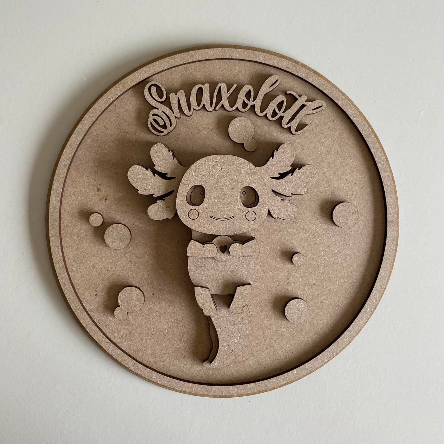 20cm Snaxolotl Sign