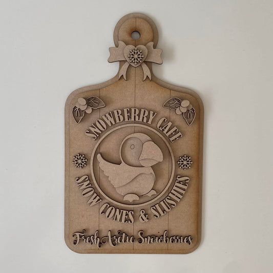 30cm Snowberry Cafe Chopping Board