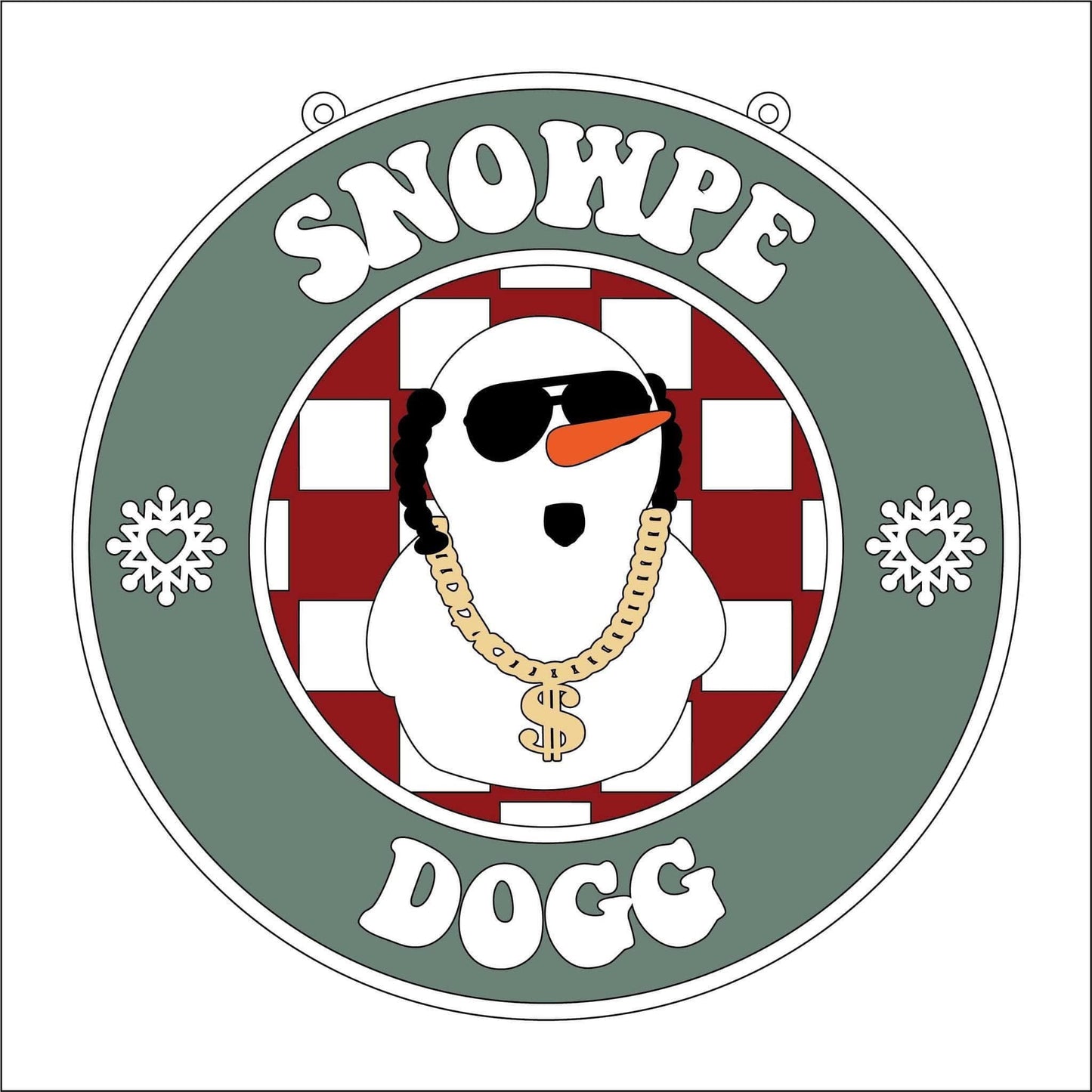 20cm Snowpe Dogg Sign