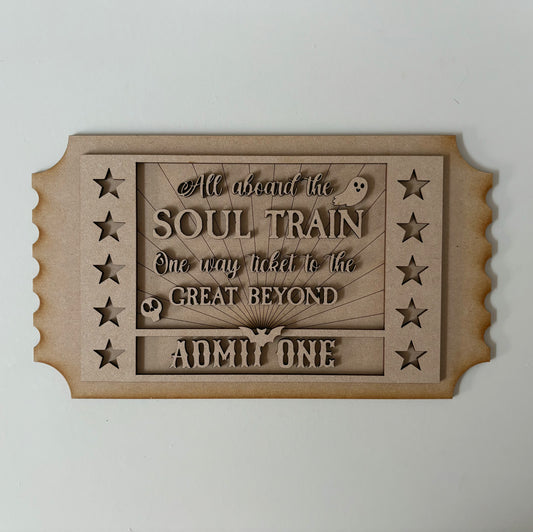 30cm Soul Train Ticket