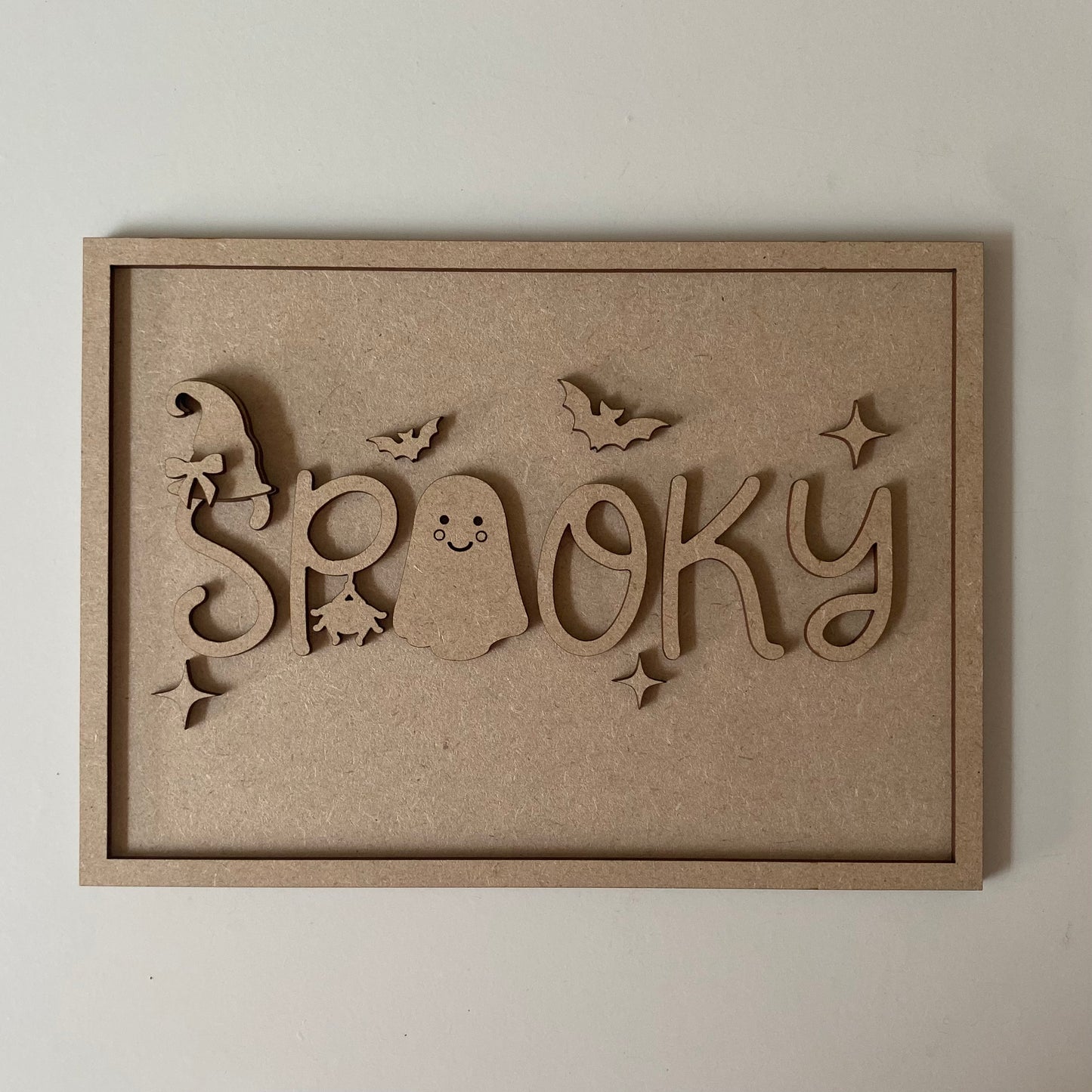 25cm Spooky Sign