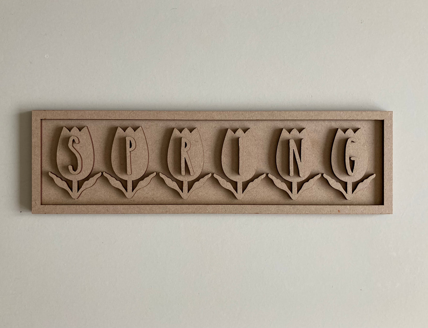 30cm Spring Tulips Sign