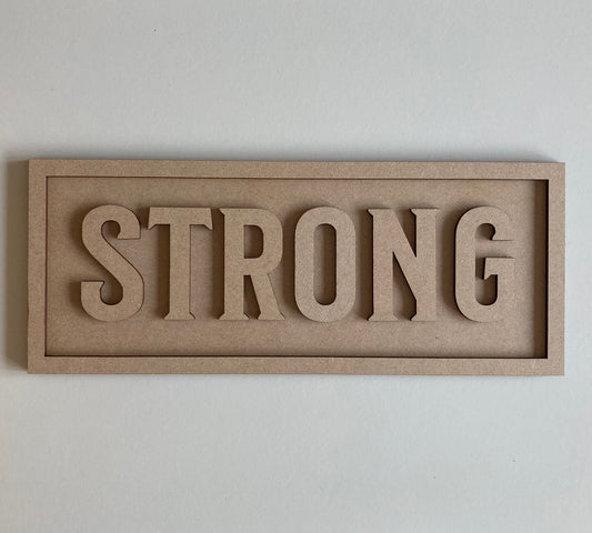 30cm Strong Sign