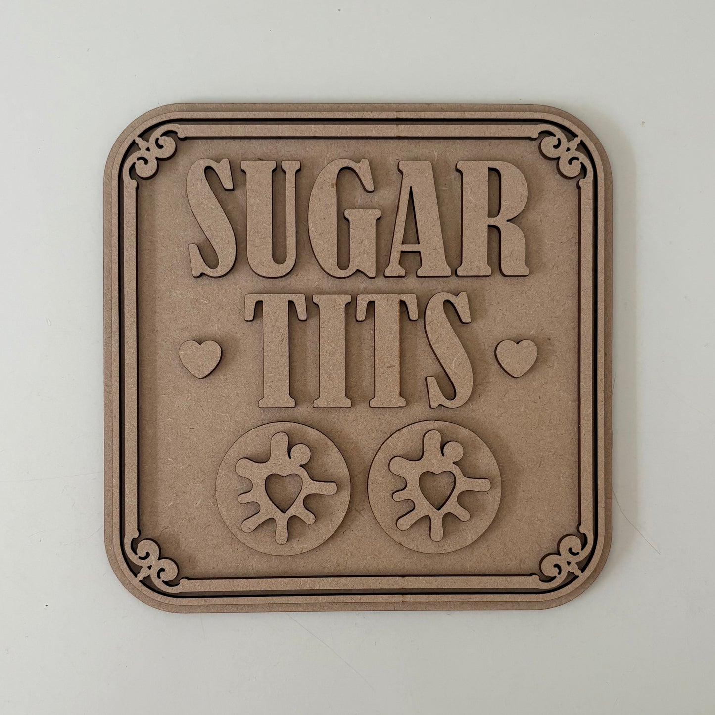 19cm Sugar Tits Sign