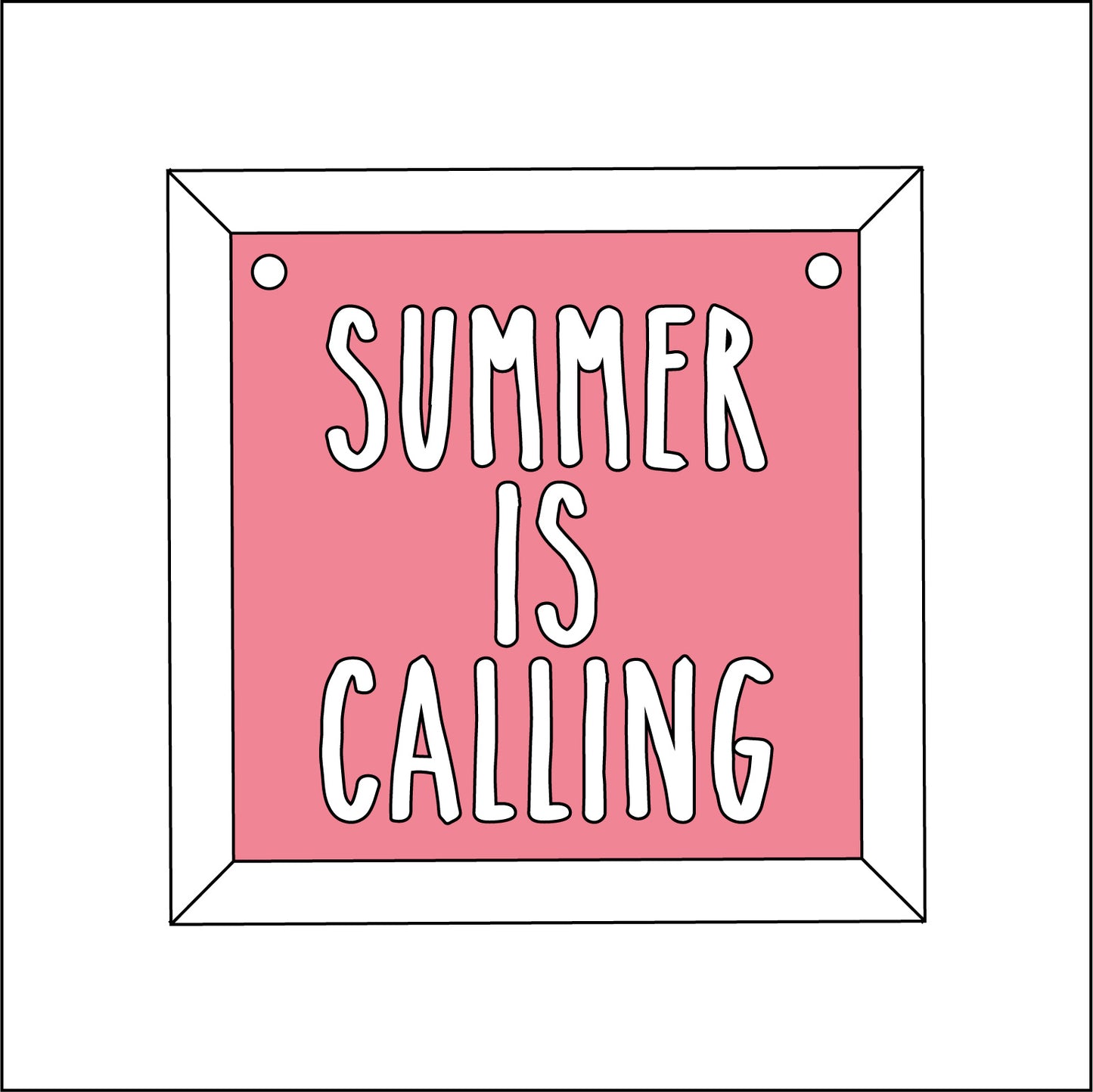 9cm Summer Is Calling Mini Frame