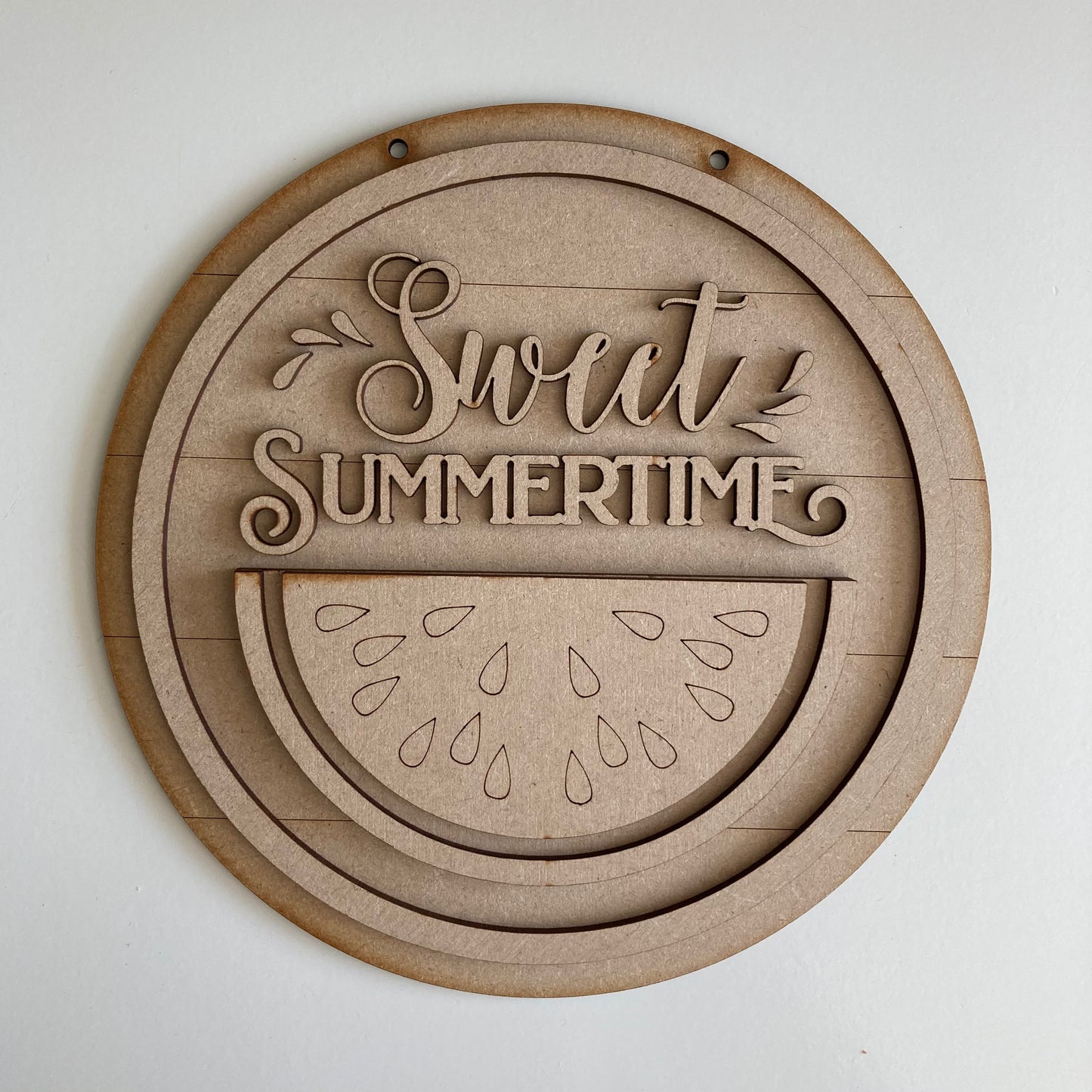 20cm Sweet Summertime Melon Sign