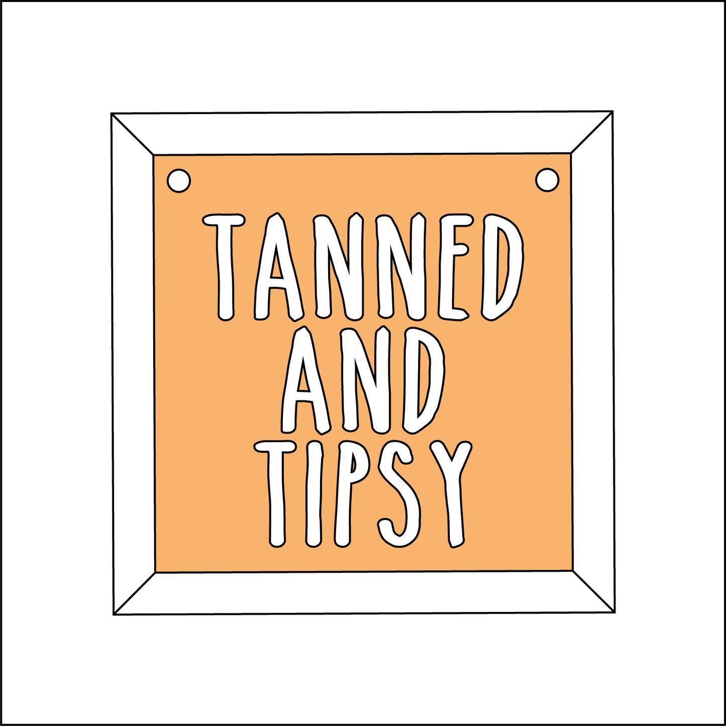 9cm Tanned And Tipsy Mini Frame