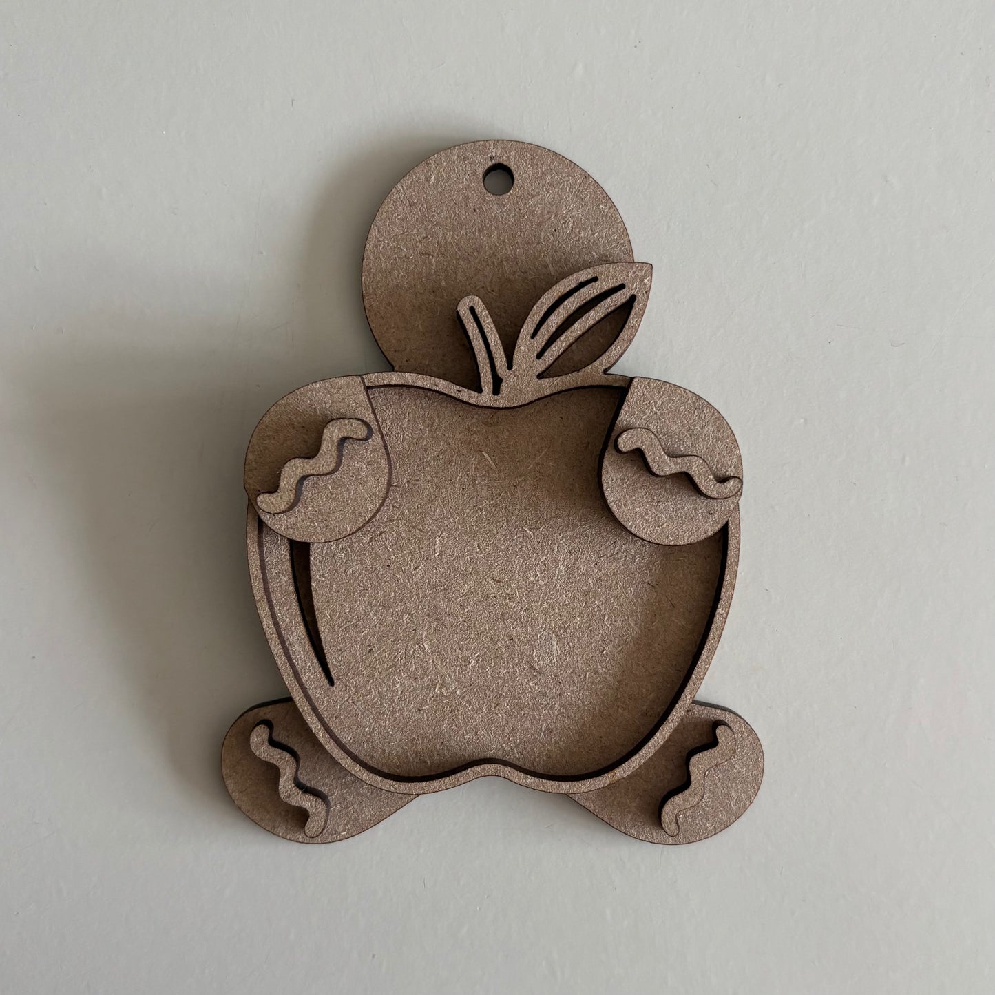 10cm Gingerbread Holding Apple Character