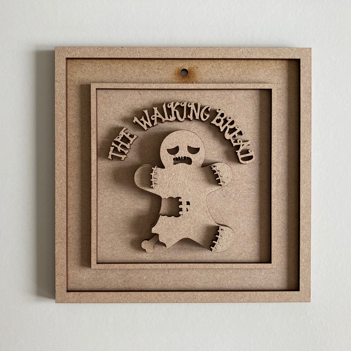 15cm The Walking Bread Gingerbread Sign