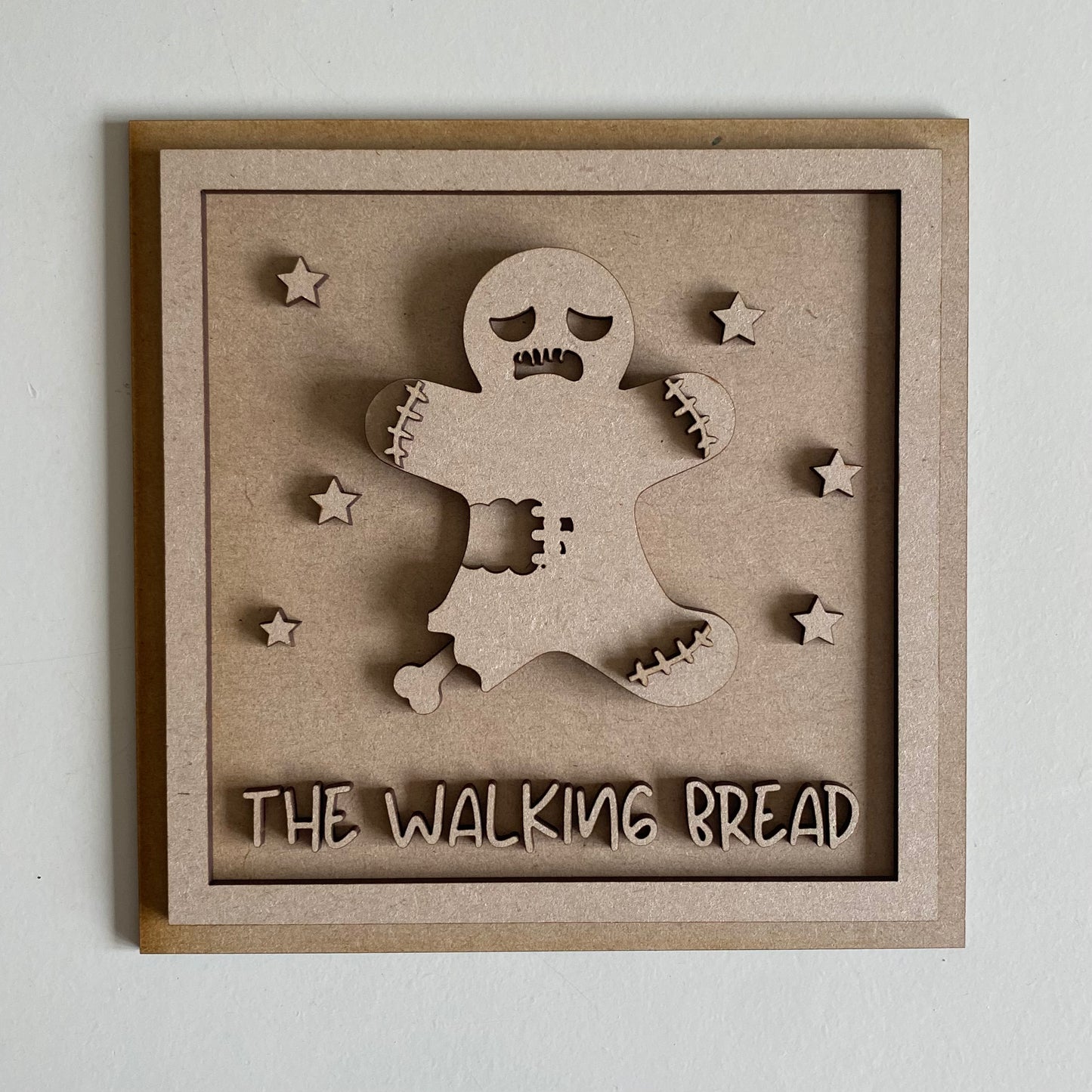 19cm The Walking Bread Gingerbread Sign
