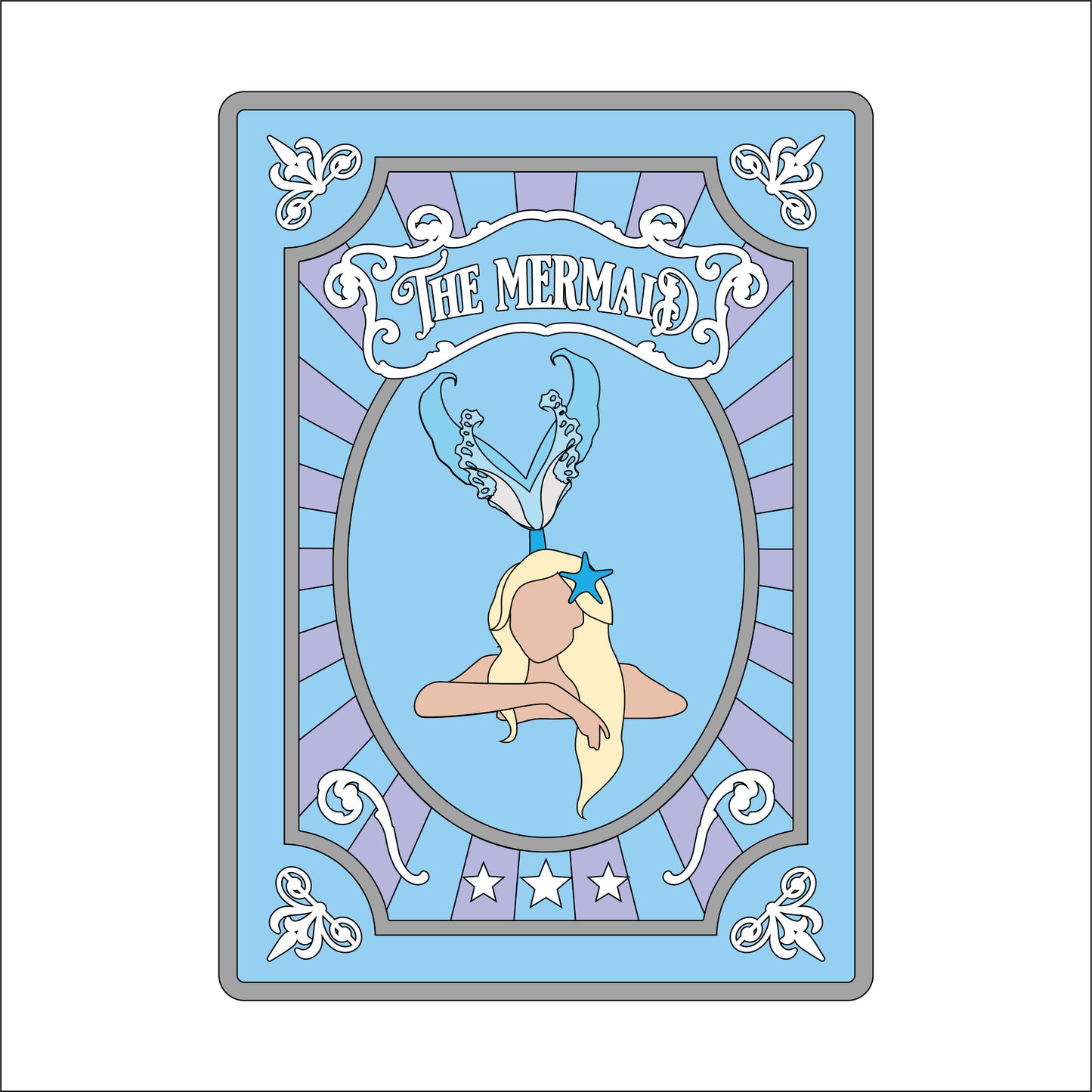 25cm The Mermaid Sign
