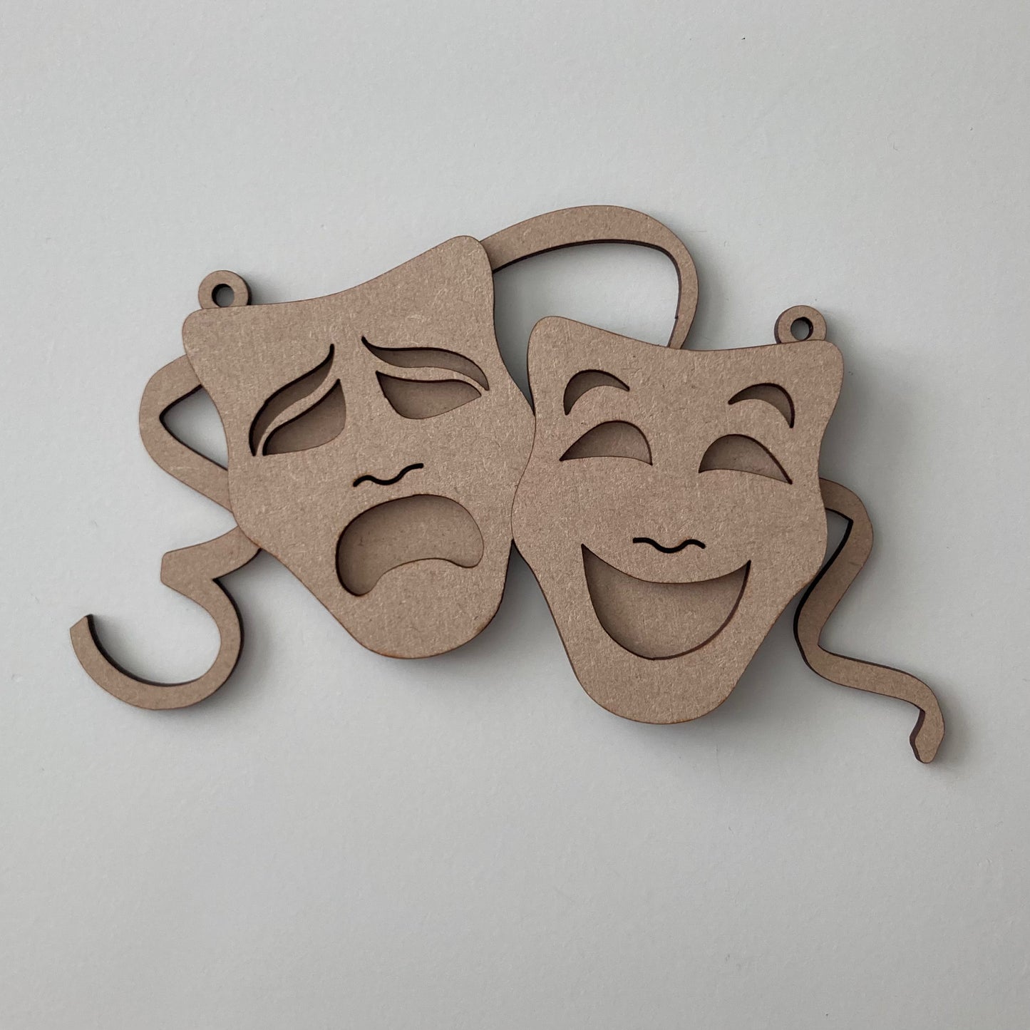 16.5cm Theatre Masks Decoration