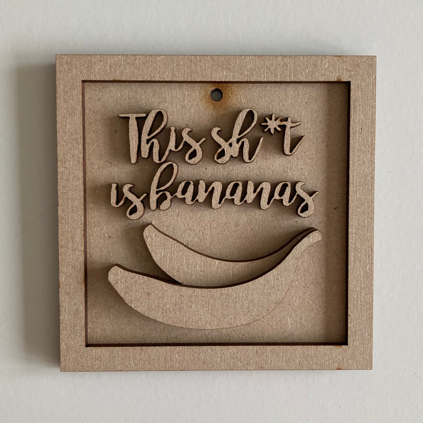 9cm This Shit Is Bananas Mini Frame