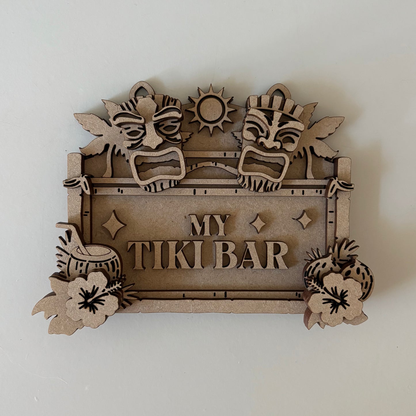 13cm Tiki Bar Mini Frame