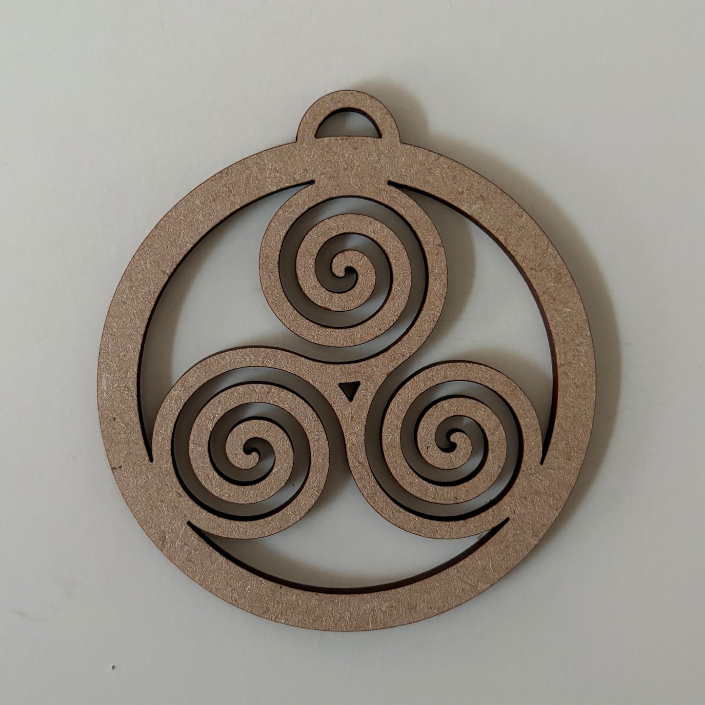 9.5cm Triple Spiral Bauble