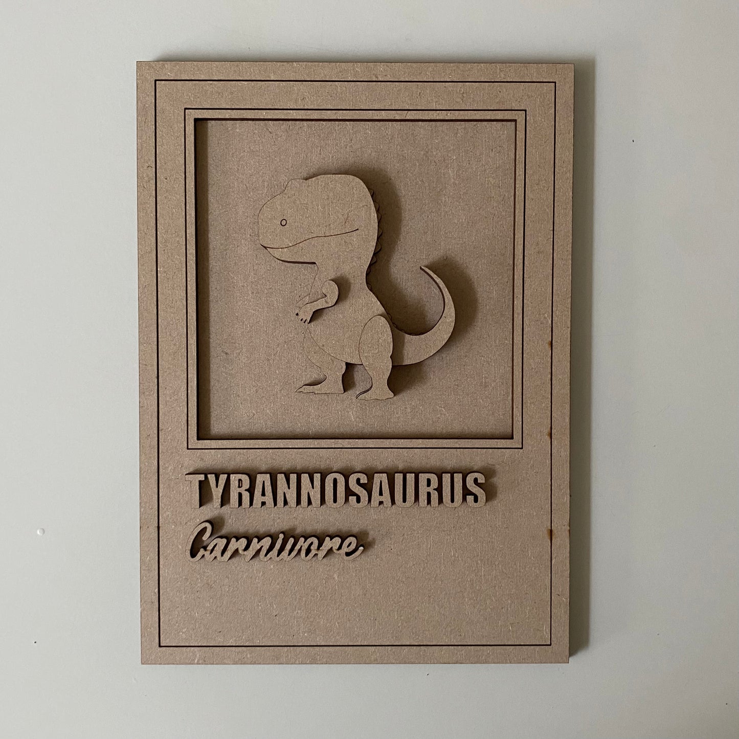 25cm Tyrannosaurus Dinosaur Sign