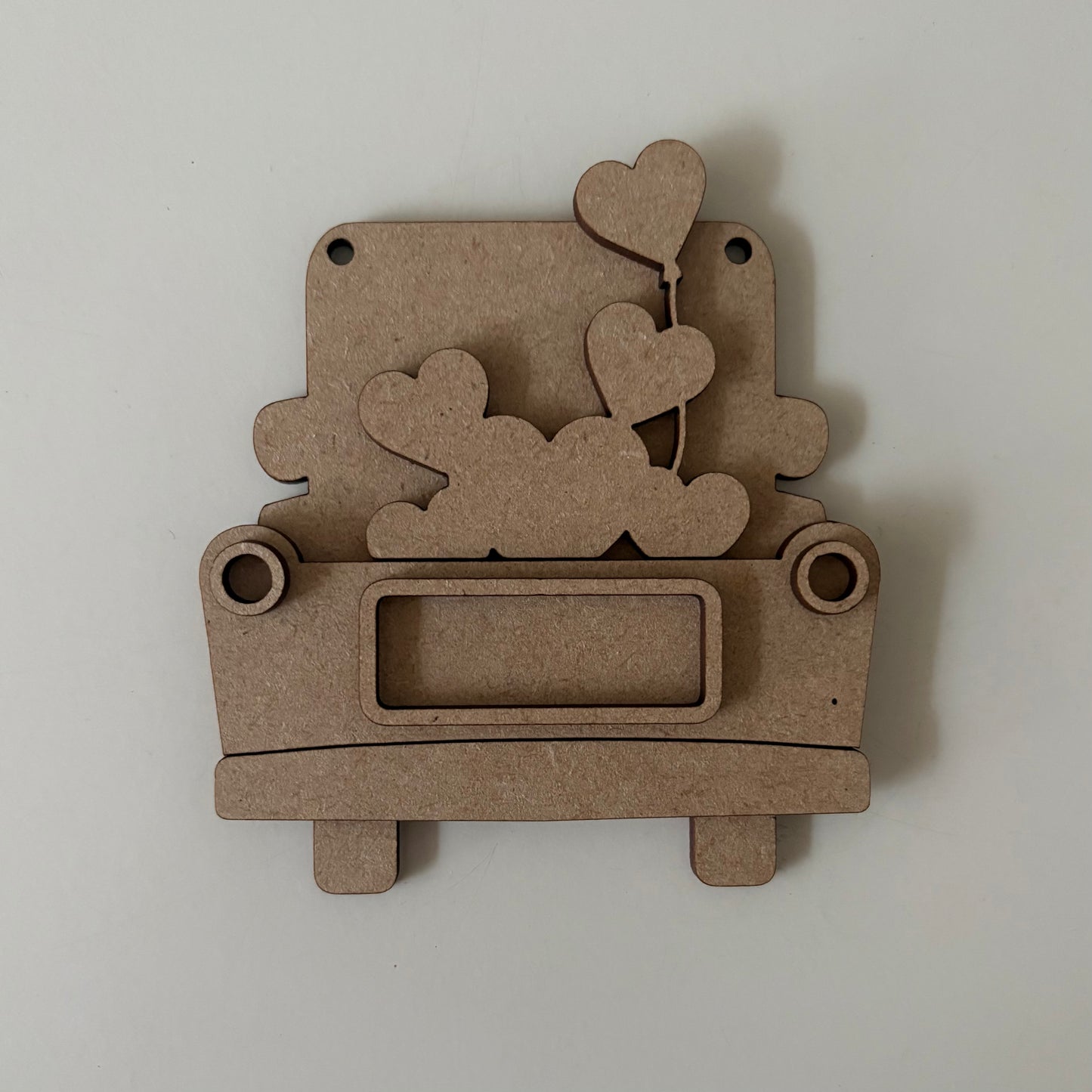 9cm Balloon Hearts In Truck Decoration