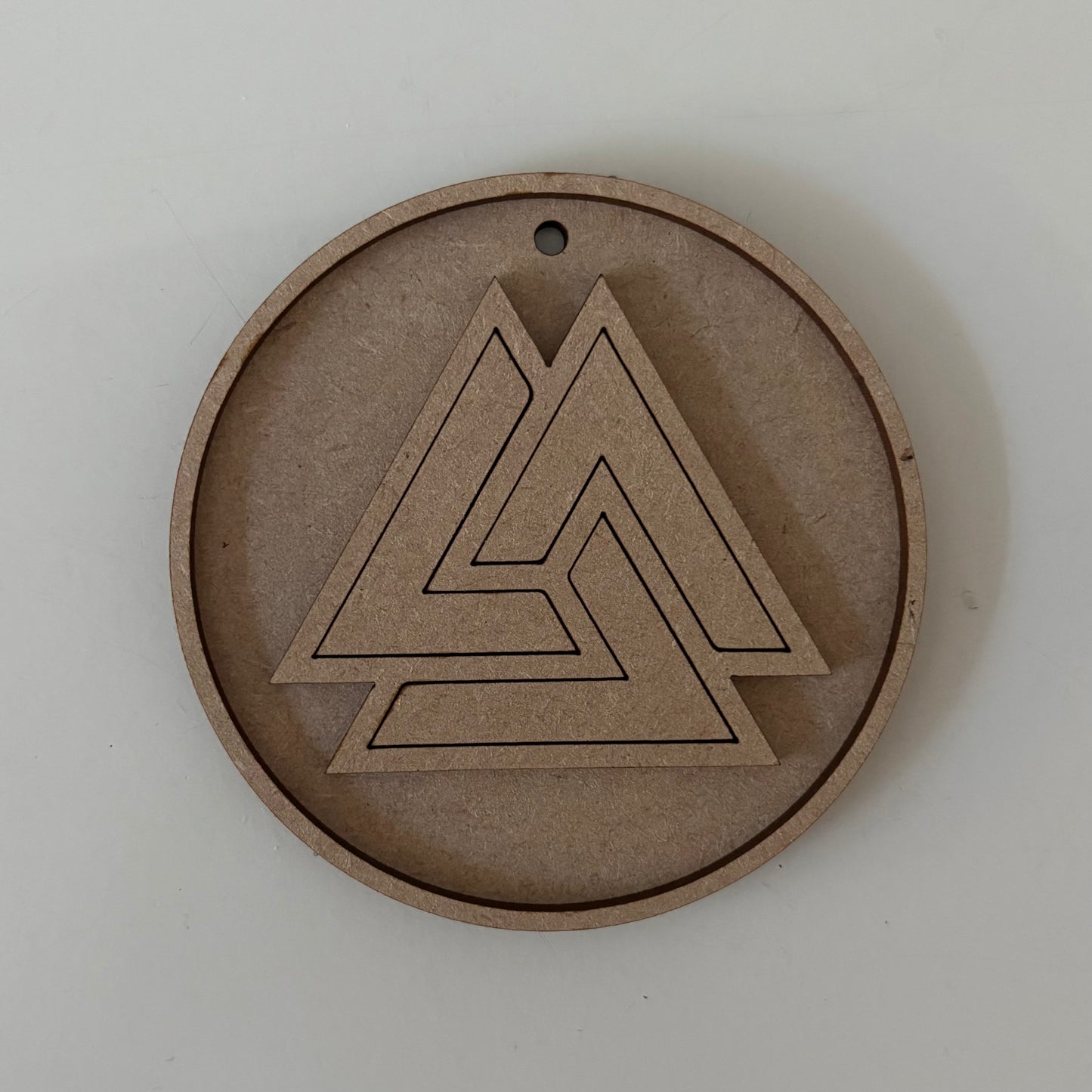 10cm Valhalla Symbol Round Bauble
