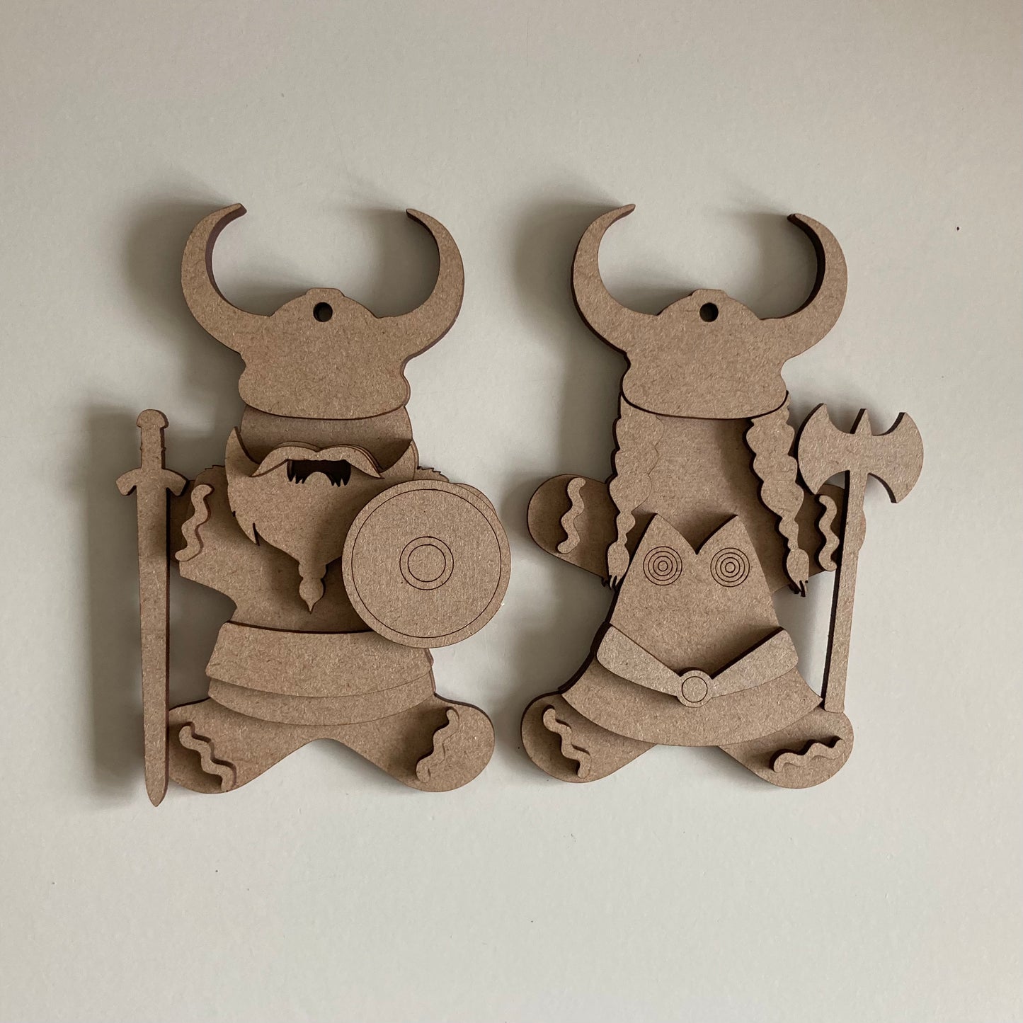 10cm Viking Gingerbread Characters