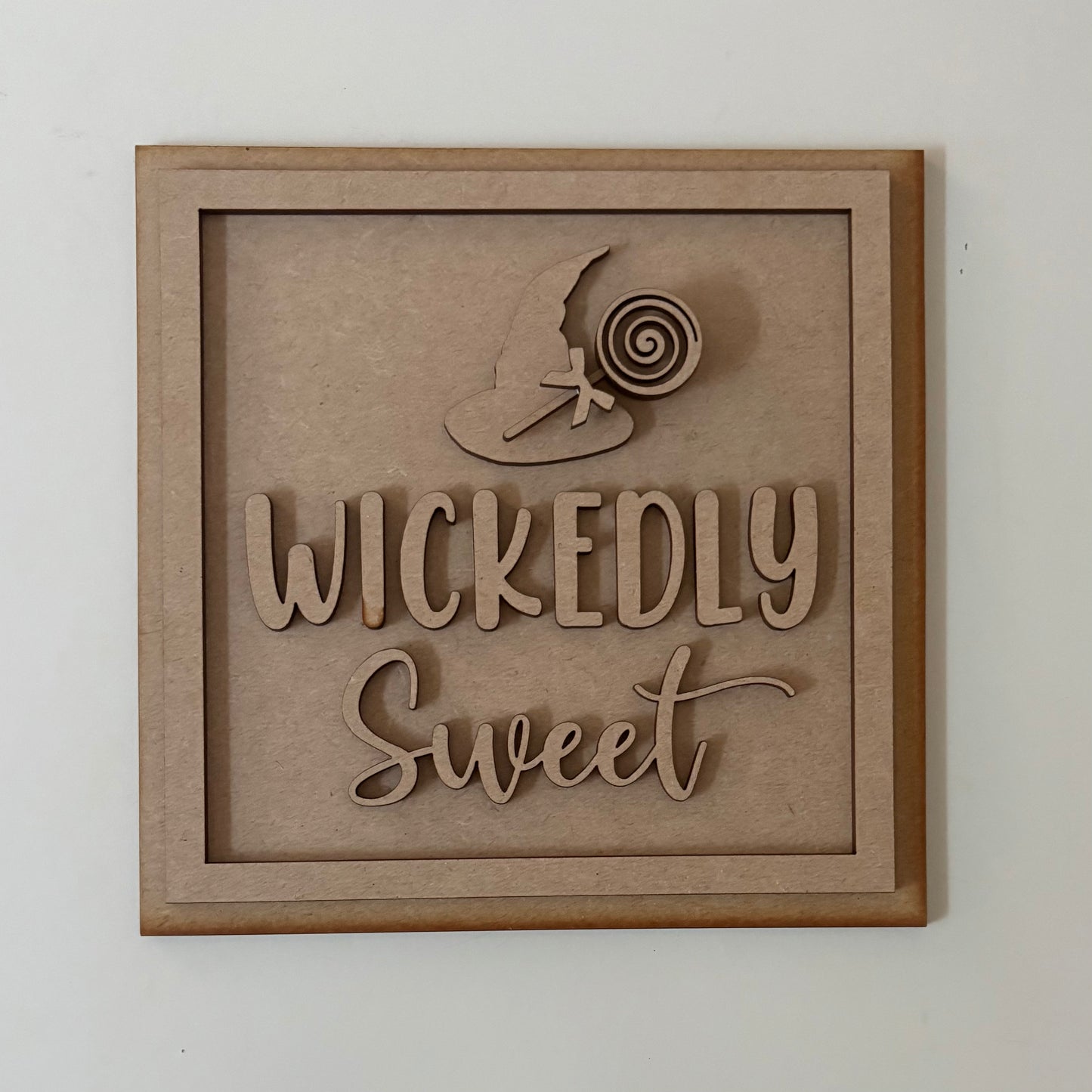 19cm Wickedly Sweet Sign