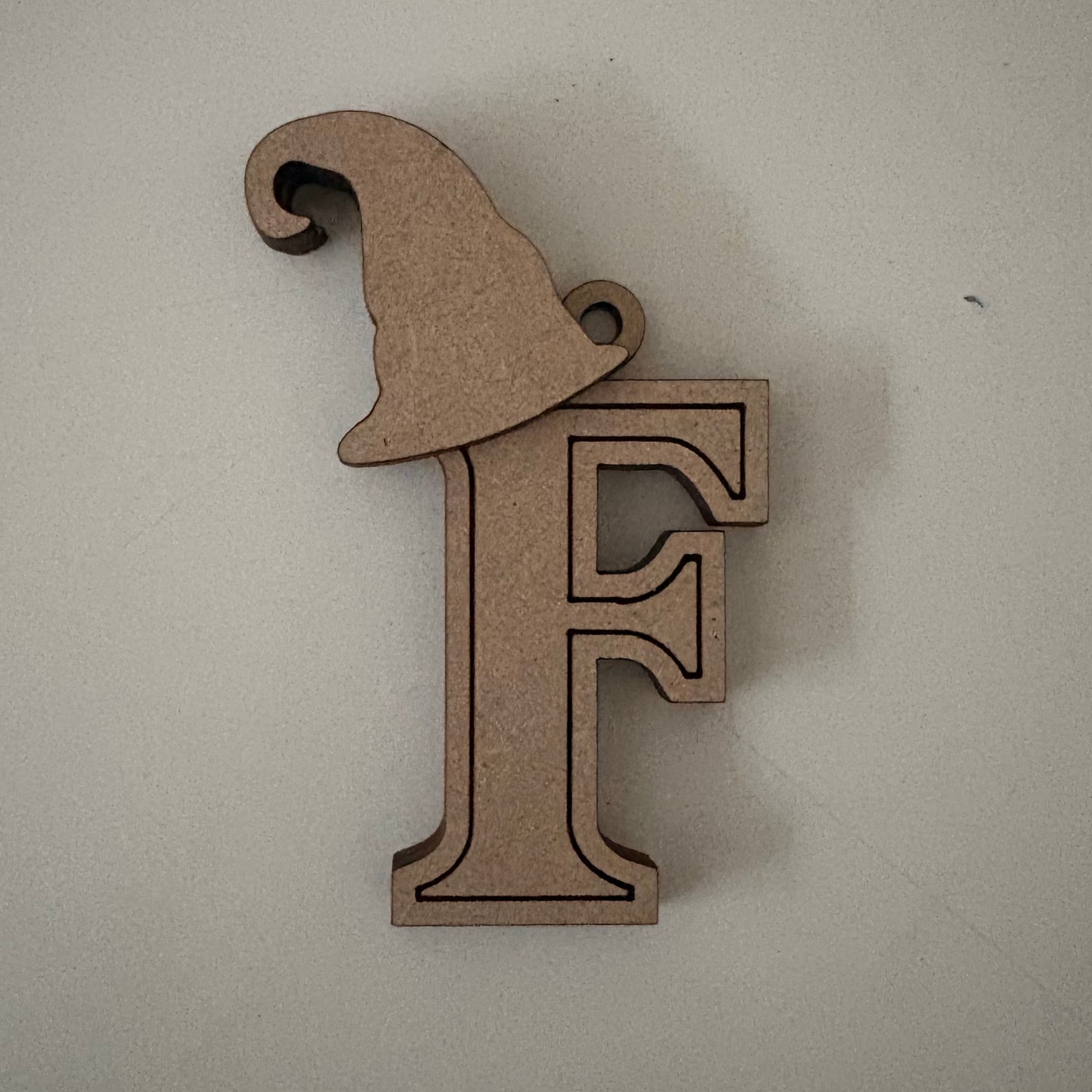 8.5cm Approx Personalised Halloween Letter