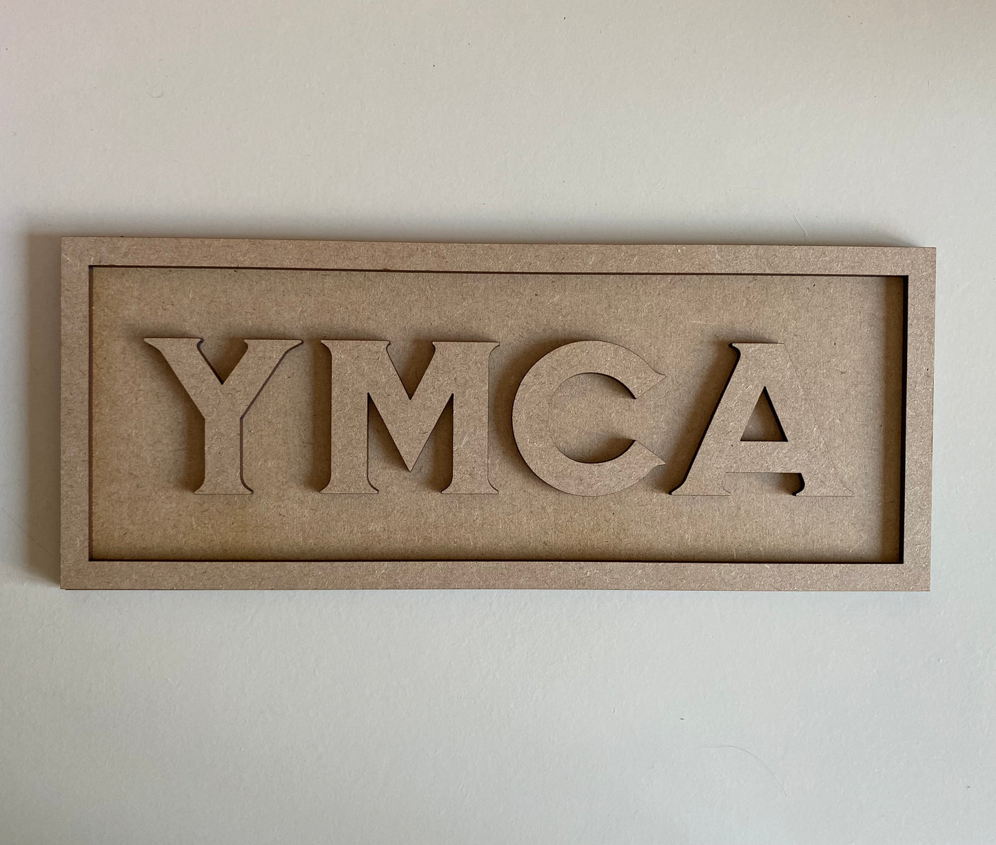 30cm YMCA Sign