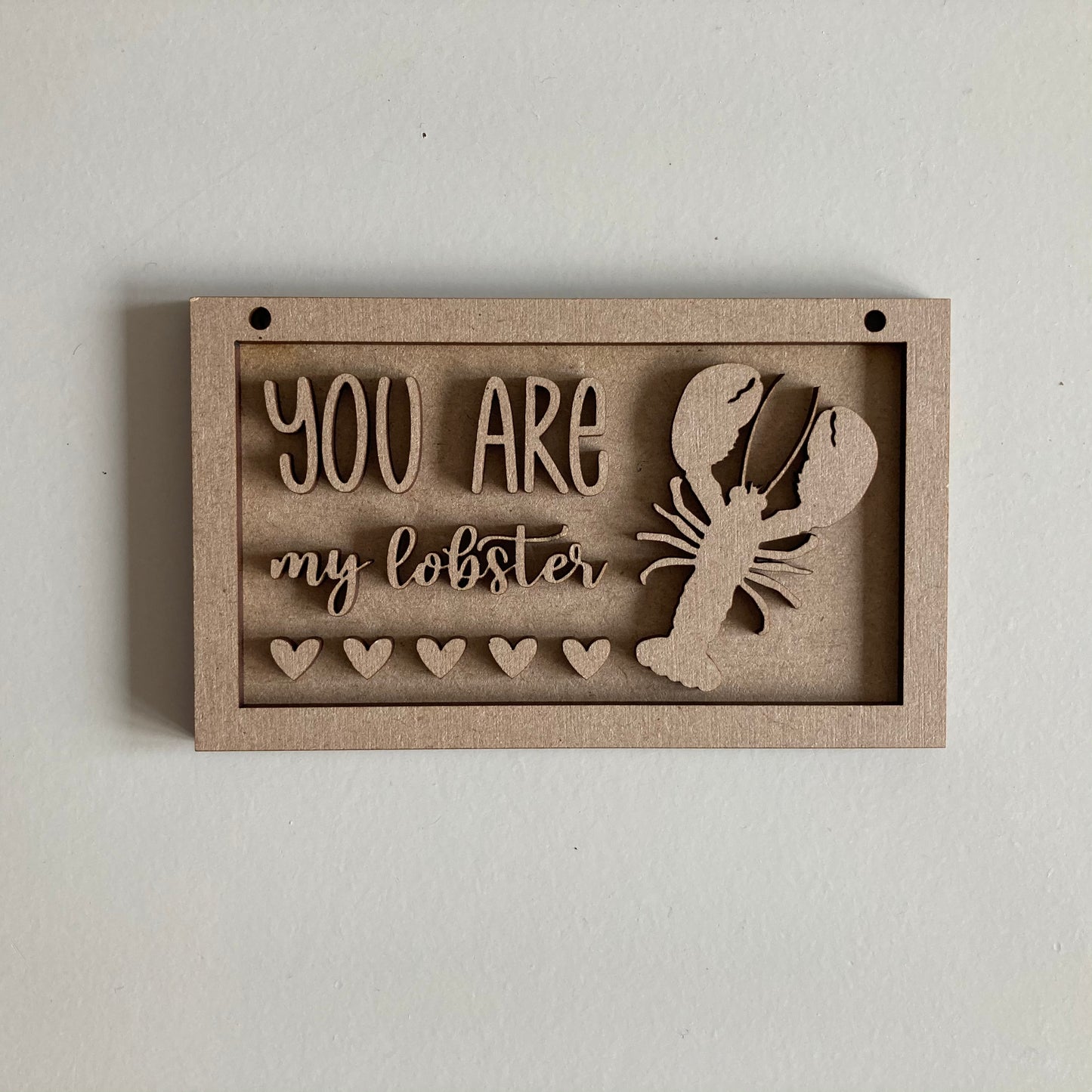 13cm You're My Lobster Mini Frame