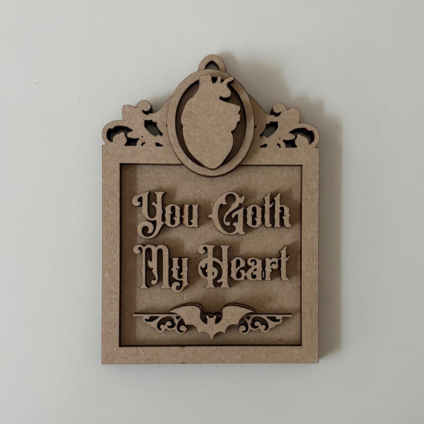 13cm You Goth My Heart Mini Frame