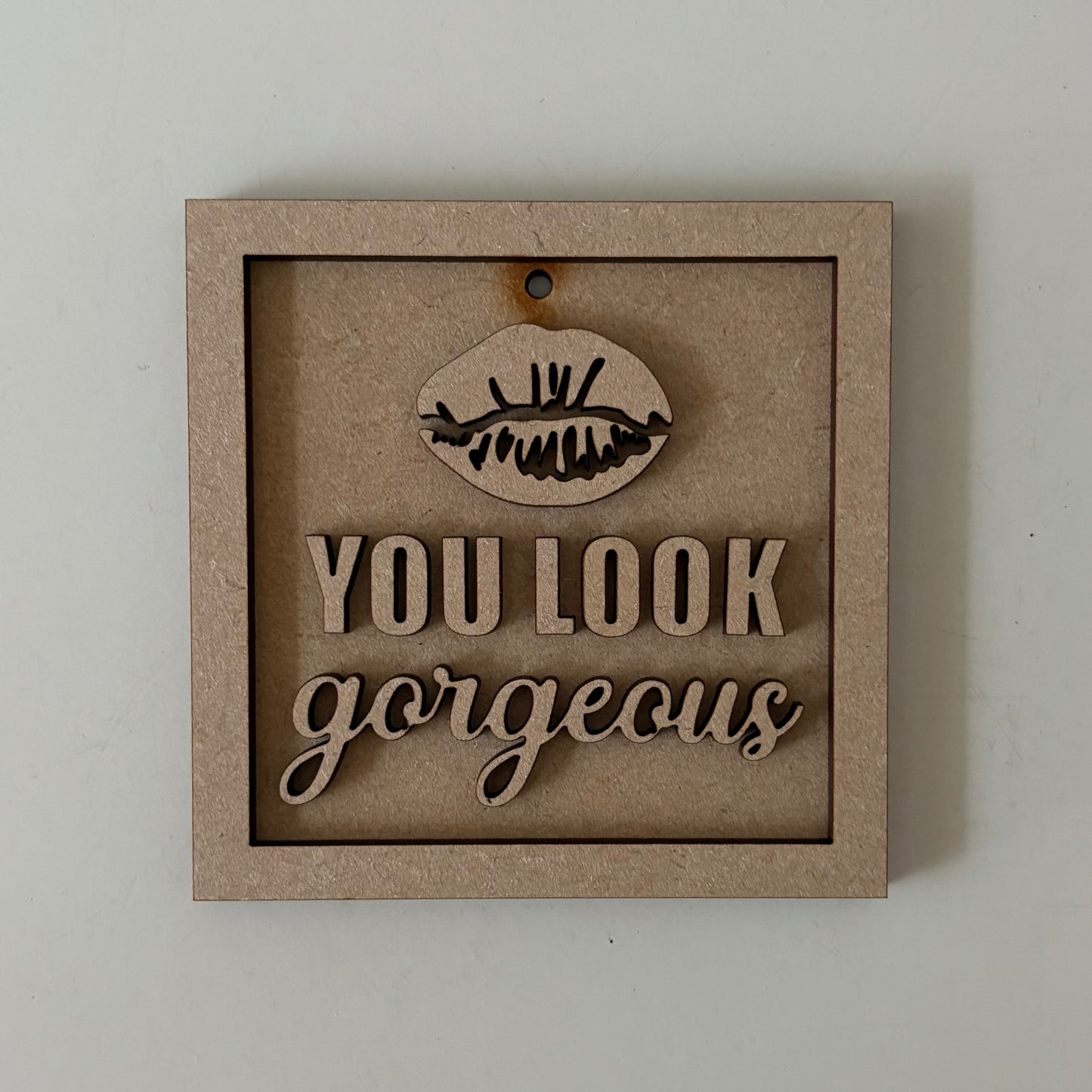 9cm You Look Gorgeous Mini Frame
