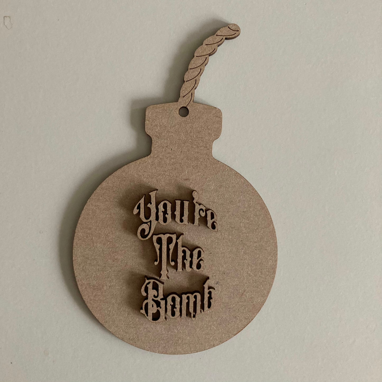 14cm You're The Bomb Decoration