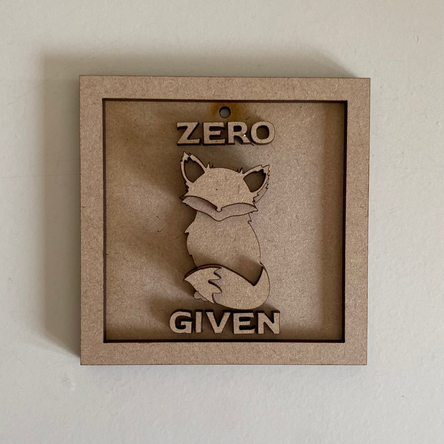 9cm Zero Fox Given Mini Frame