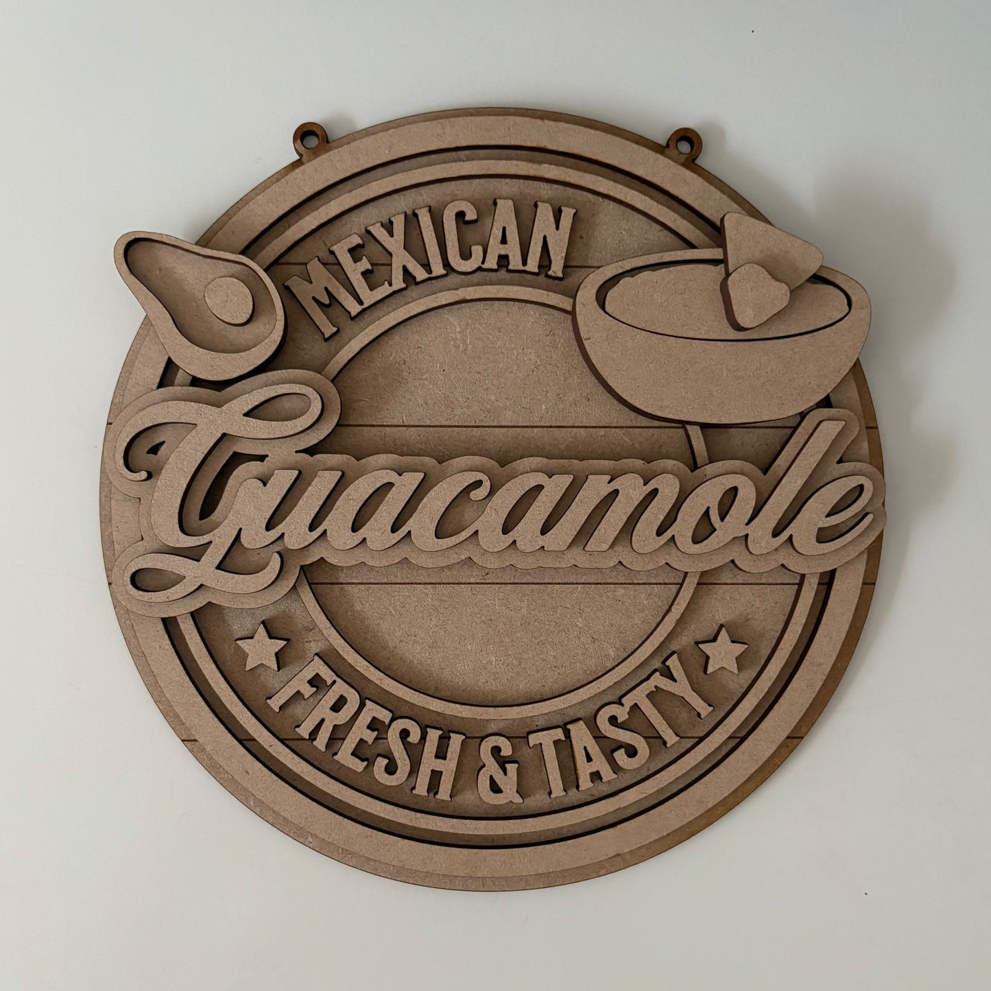 20cm Guacamole Sign