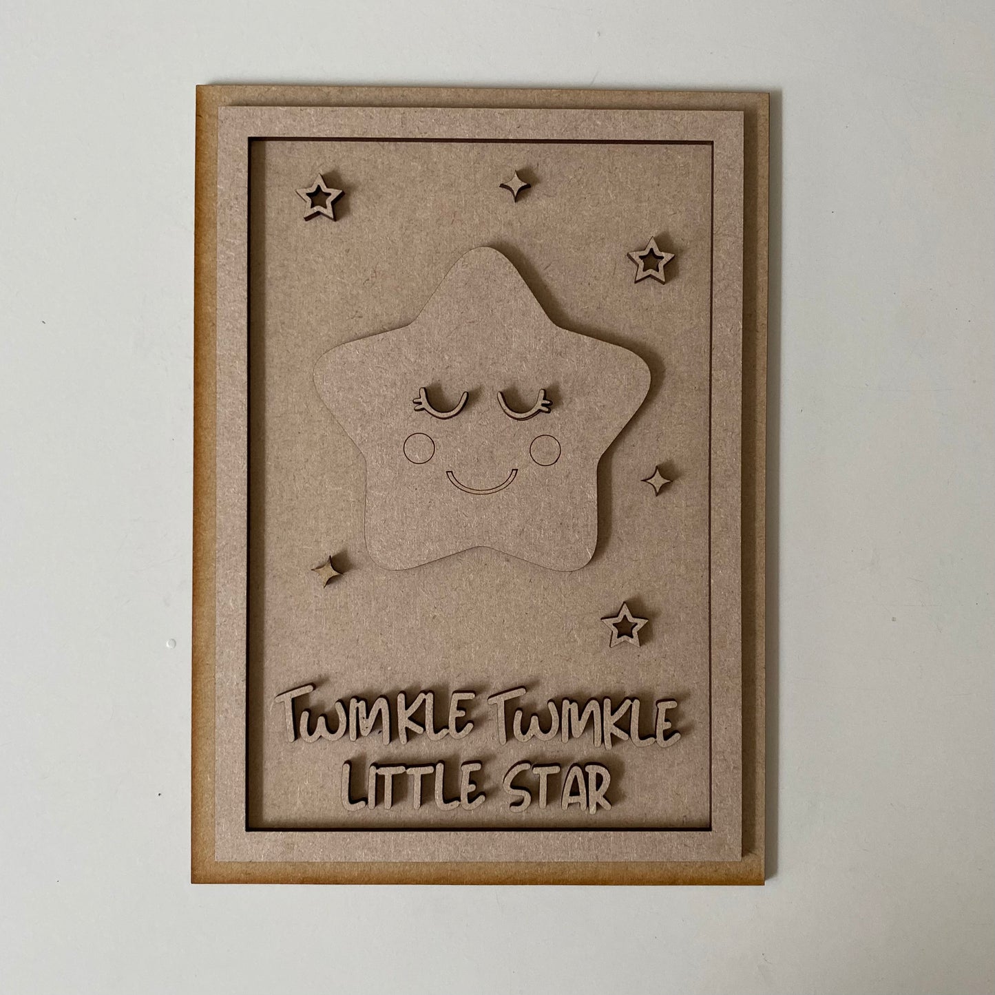 25cm Twinkle Twinkle Little Star Sign