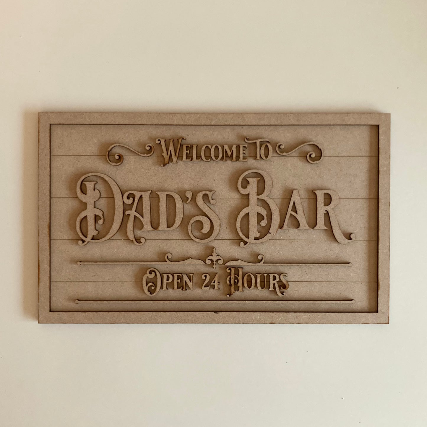30cm Dad’s Bar Sign
