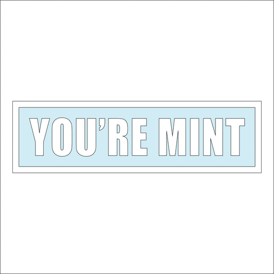 30cm You're Mint Sign