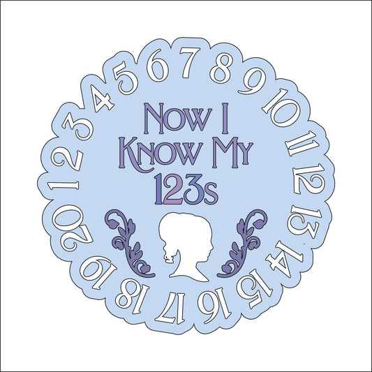 20cm Numbers Regency Era Sign